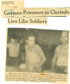 German prisoners at Clarinda live like soldiers