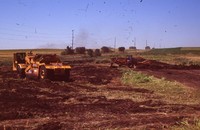 Larry Braby's Farm Before and After a Wetland Construction Project.