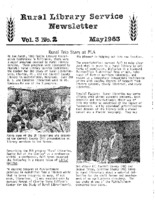 Rural Library Service Newsletter