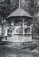 Garnavillo, City Park - Bandstand 1913