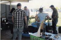 2008  Fair booth workers  Jay Jamison and Daryl Boulware talk with two women and another man at water plant display