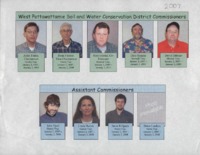 Commissioners and office staff, 2007.