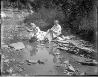UP502 Washing dishes in creek