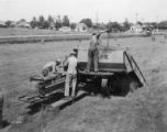 Case hay baler, 1923