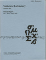 Statistical Laboratory Annual Report, July 1, 1991 to June 30, 1992