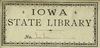 State Library of Iowa bookplate 