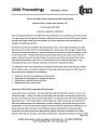 ITAA Proceedings 2008 President's, Distinguished Lecturer, Prentice Hall Lecturer