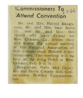 1966 - Commissioners to Attend Convention