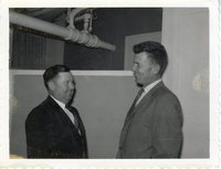 This is a photo of Dale Blackwell and Richard Prestemon from the State Soil Conservation Commission