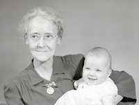 Mrs. E. Robinson & Granddaughter