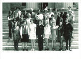 School of Libray Science graduates and faculty, The University of Iowa, May 1972