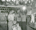 Football equipment room, 1955