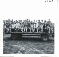 Preston 5th graders tour Sullivan Farm, 1969