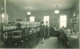 Students working in a Botany laboratory, The University of Iowa, 1930s