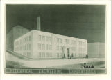 Architectural drawing of the Mechanical Engineering Laboratories, the University of Iowa, 1920s?