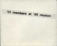 Class members of 1901 at a reunion event in 1949.
