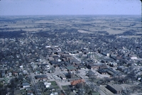 Aerial urban images of Centerville, Iowa.