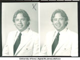 Bob Rydze, diving coach, The University of Iowa, 1974