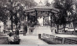 The Oskaloosa Town Square Bandstand, dedicated in 1912