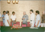 Earl O. Heady with collaborators before banquet for the Indonesian Project Contract
