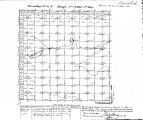 Iowa land survey map of t081n, r014w