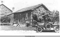 Broom shop, Homestead, Iowa, 1900s