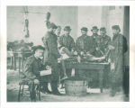 Dissection class with cadaver, The University of Iowa, 1895
