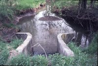 East Park Lake outlet, 1983