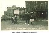 Laborers in Mecca Day parade, The University of Iowa, 1920