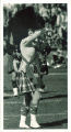 Scottish Highlanders drum major Kathy Monahan, The University of Iowa, 1968