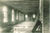 Construction inside the Art Building, The University of Iowa, 1935