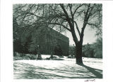 MacLean Hall west facade in winter, the University of Iowa, February 1959