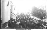 Governor and Doctor MacLean at graduation, The University of Iowa, 1900s