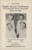 8th Annual Conference of the Soil Conservation District Commissioners in the State of Iowa.