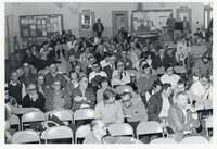 1976  Good crowd at Mediapolis school no-tillage meeting