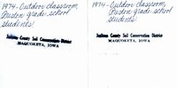 Outdoor classroom with Preston Community School, 1974