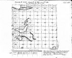 Iowa land survey map of t096n, r034w