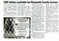 EQIP dollars available for Plymouth County Farmers 