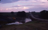 Patterson Road dam construction.