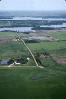Aerial Photo of Chet Miller's Farmland.