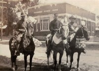 Garnavillo Parade - 1918 July - Parade Leaders on Horseback