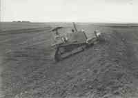 Bulldozer on Dirt Hill