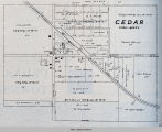 Cedar, IA, 1913; Cedar Township; Mahaska County; Iowa