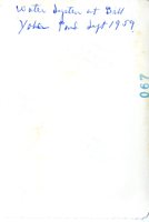 Water System At Bill Yohe Pond, 1959