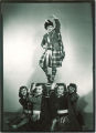 Studio portrait of members of the Scottish Highlanders, The University of Iowa, February 14, 1953