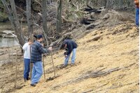 1999 Flint Creek Work Day  on Richard Osborn's property