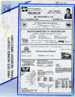 1988   Des Moines County Rural Resident Directory
