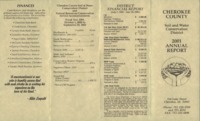 Cherokee County Soil Conservation District Annual Report - 2001