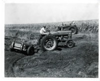 Tractors Work to Shape the Land