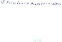 Ralph Utter Farm Pond, 1959
